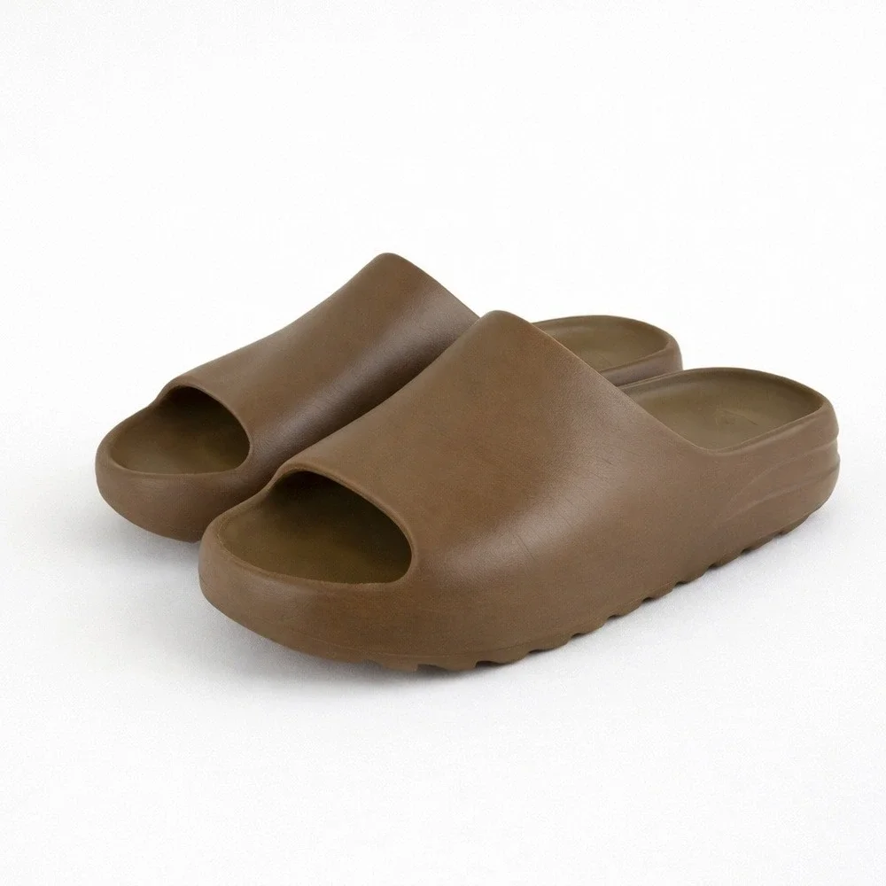 Adidas Yeezy Slide‎ Mens 7 Womens 8.5 Ochre Brown Comfort Sandals Streetwear