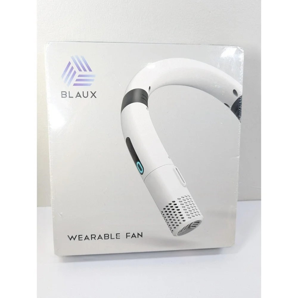 Blaux Wearable AC Plus Neckband Fan Portable New In Box‎