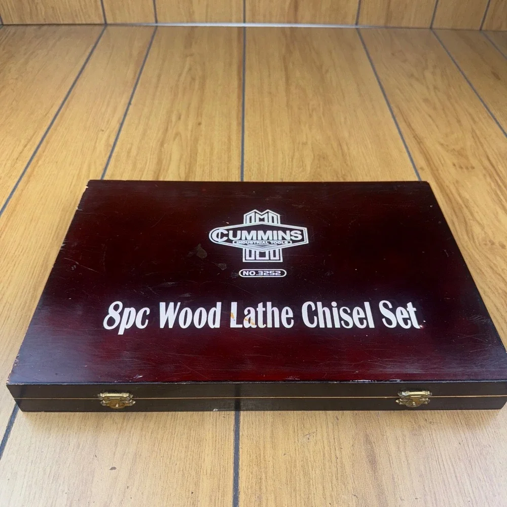 Cummins Industrial Tools 8pc Wood‎ Lathe Chisel Set No.3252 Woodworking