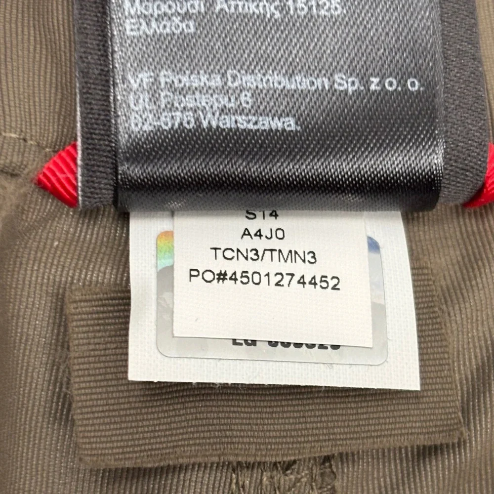 The North Face a4jo same measurements