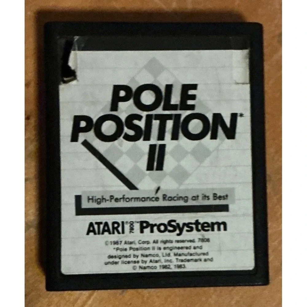 Pole‎ Position II Atari 7800 Video Game Cartridge Only Untested