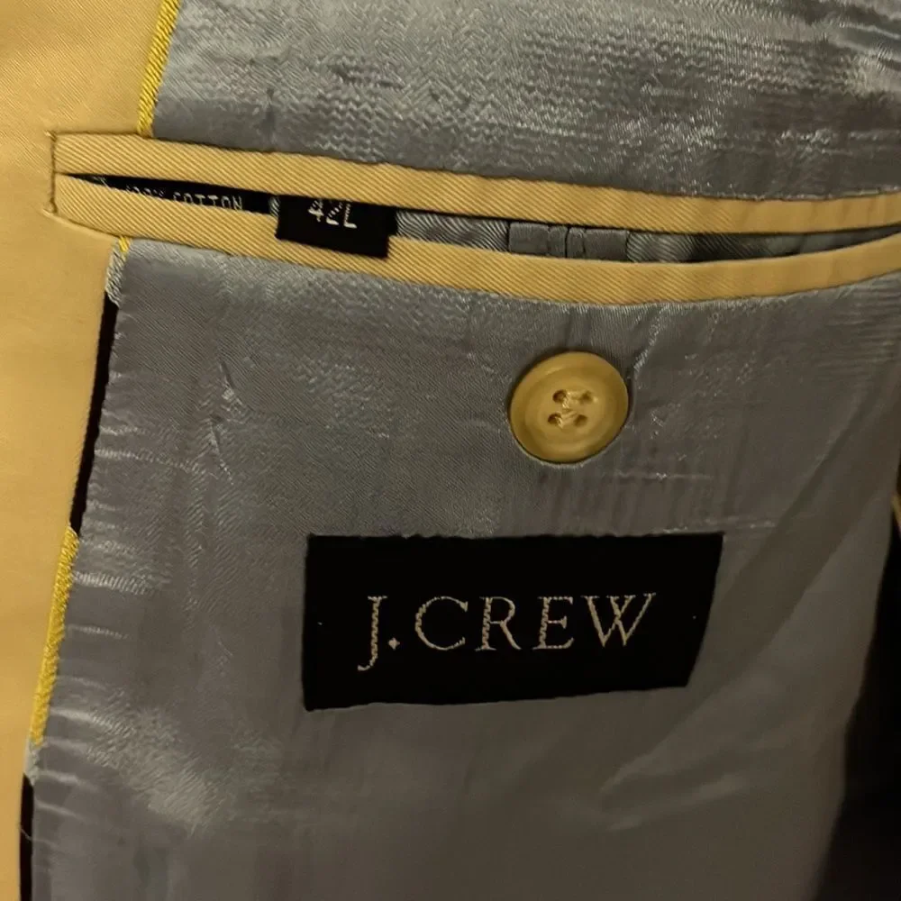 J. Crew 42l button collar