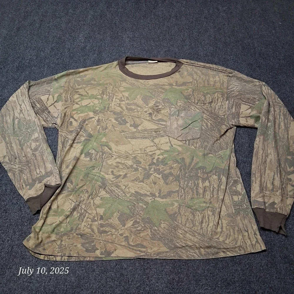 * Vintage Red Head‎ Redhead Realtree Pocket T Shirt Size Large Camouflage