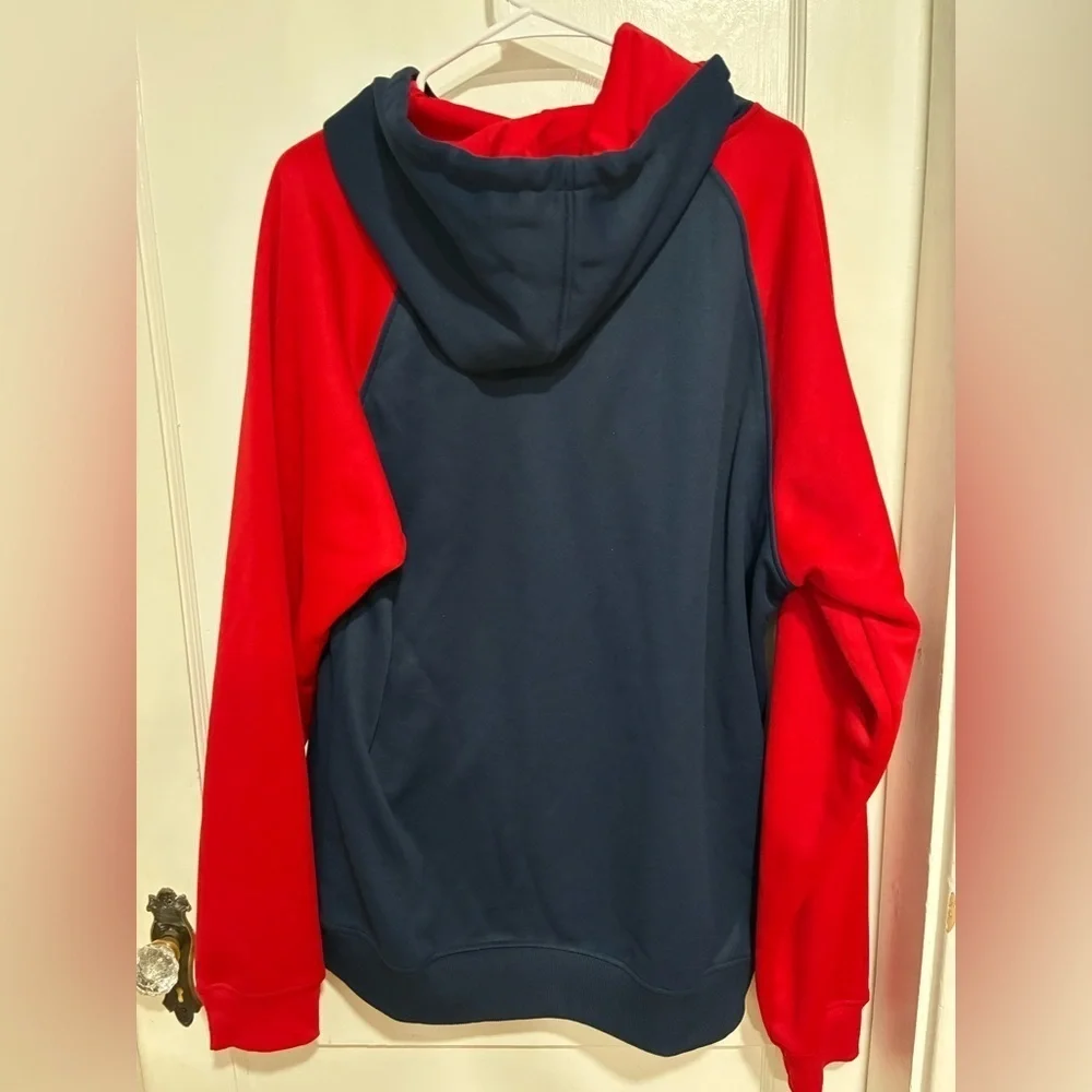 Delusptomay Men’s Boston Navy and Red Men's Hoodie Size XL NWT