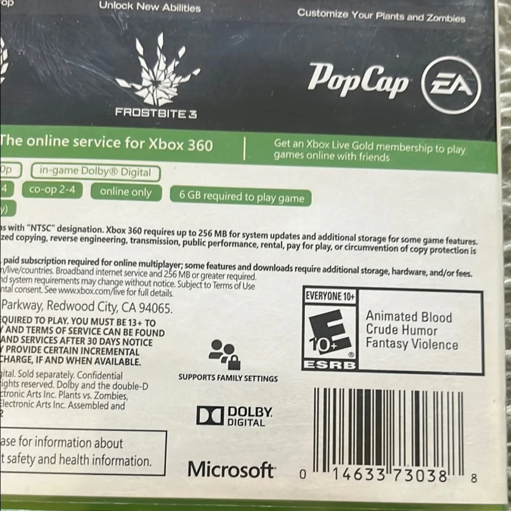 Xbox plants vs