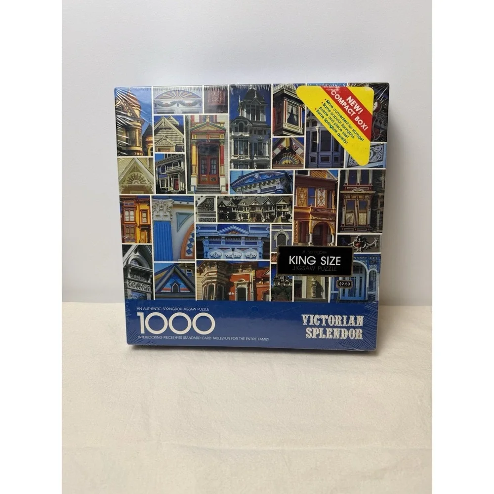 Springbok VICTORIAN SPLENDOR 1000‎ Pc Puzzle King Size New Sealed 24x30