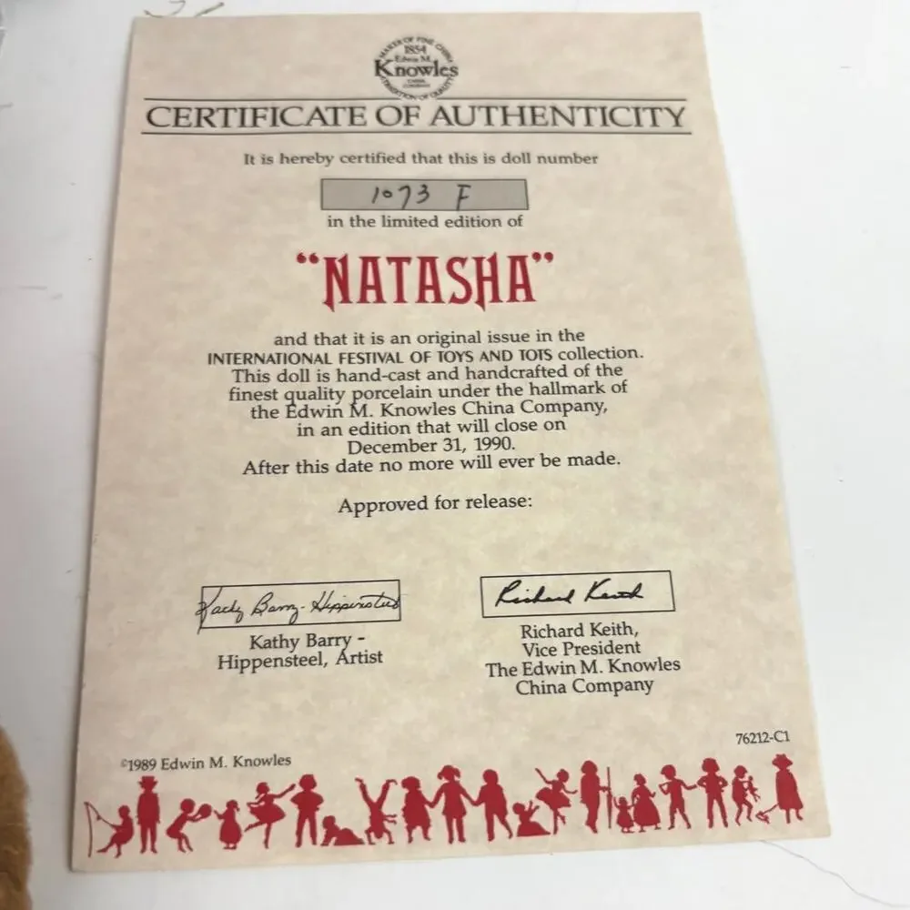 Ashton-Drake vtg natasha