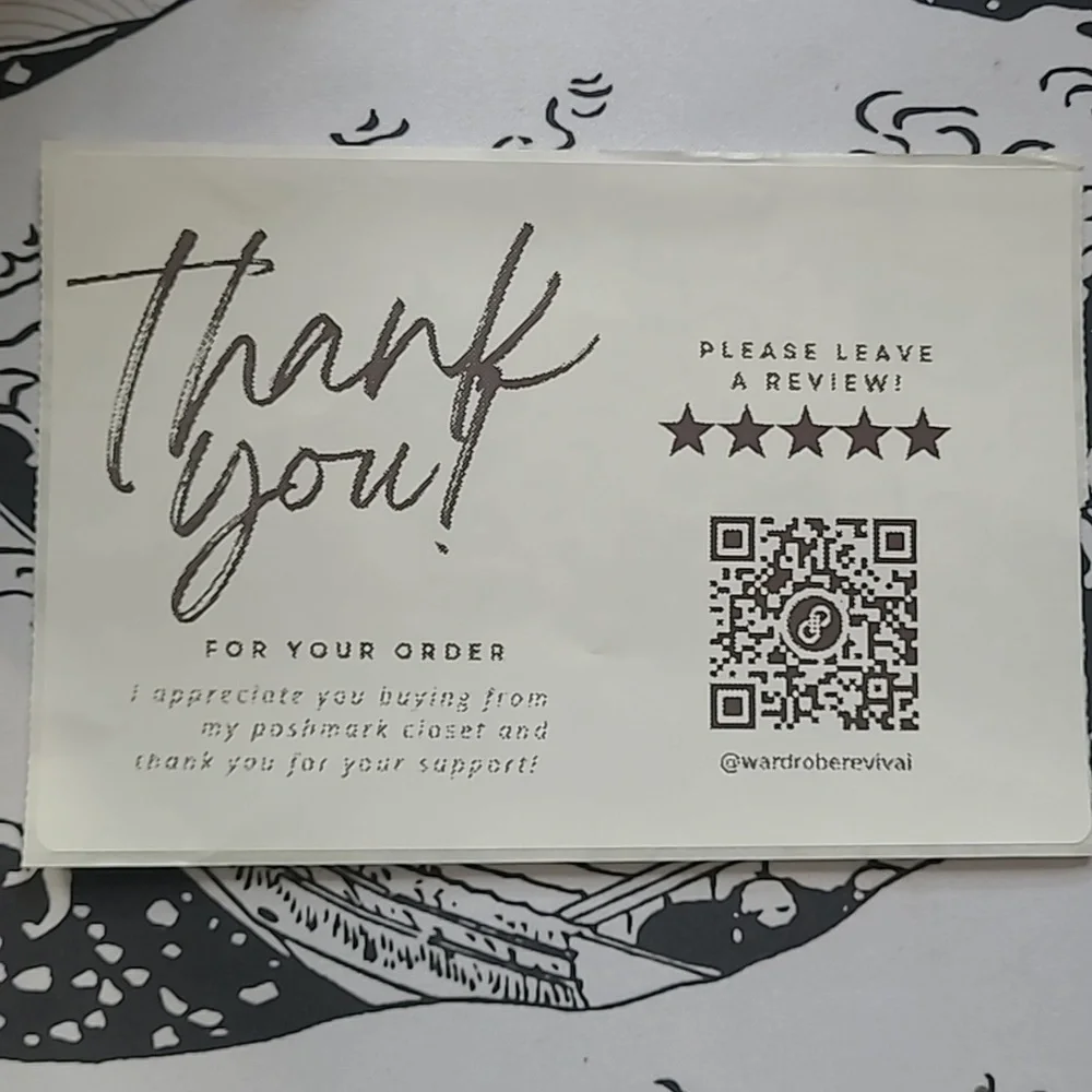 50 Custom Thank You Label Packages 4x6! Review Version