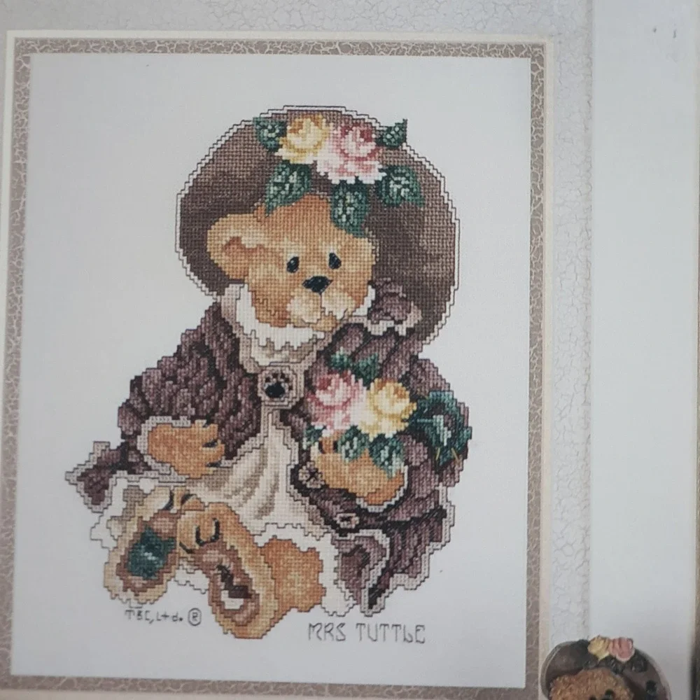 Boyds Bears Stoney Creek Cross Stitch‎ Patterns Bailey Mrs Tuttle BB001 BB007