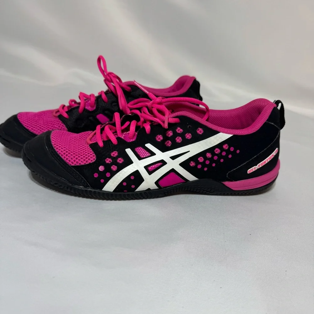 Asics Womens‎ Gel-Fortius TR Running Shoes Black Pink Athletic Trainers Size 8.5