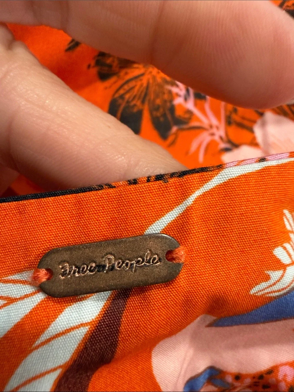 Free People vibrant orange