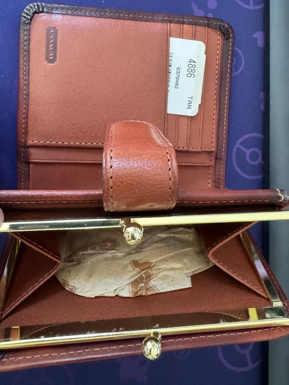 Coach classic leather