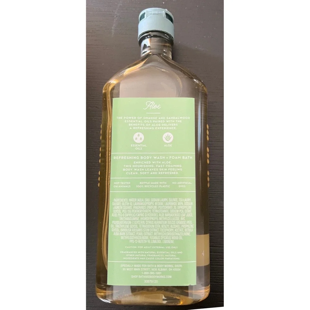 Bath And‎ Body Works Aromatherapy Aloe Shower Gel 10fl oz NEW