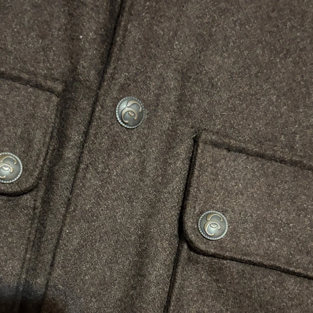 Cripple Creek Men's Classic‎ Wool quilted Brown Vest