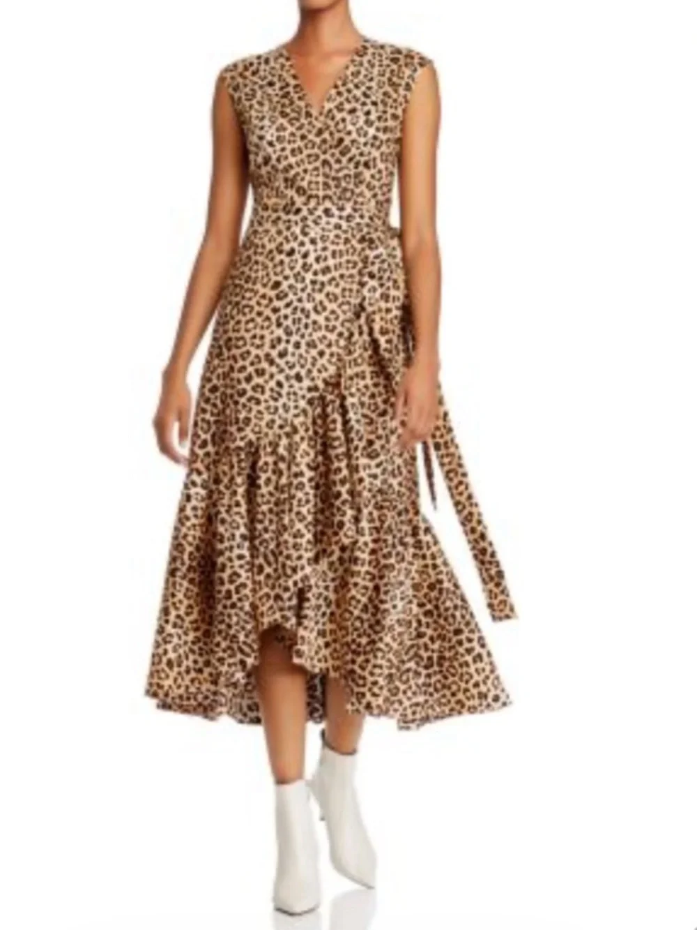 Rebecca Taylor Spring Leopard Wrap Dress