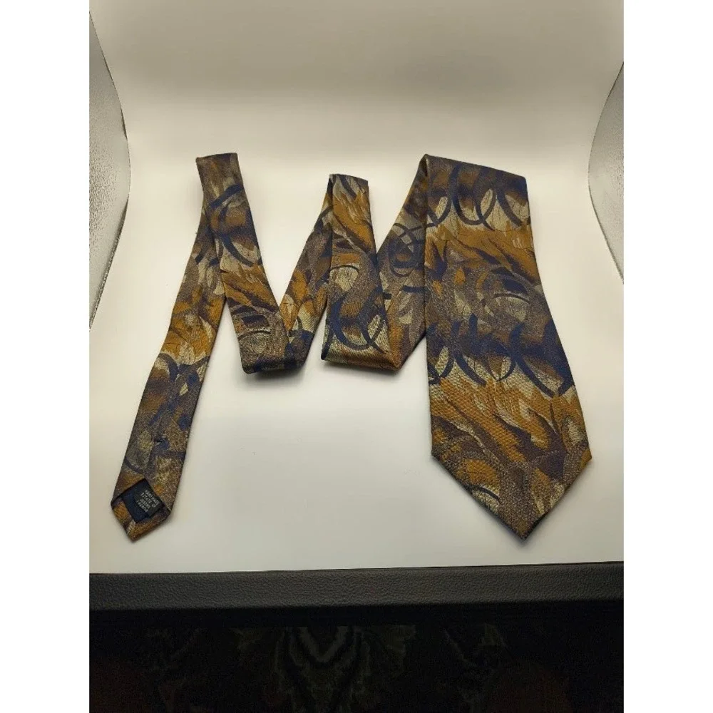 Vintage Estate of‎ Jerome J Garcia Necktie Silk Abstract Art Pattern Men's Tie