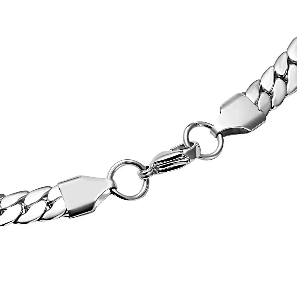 Herringbone Chain Necklace In 316 Stainless Steel 24
