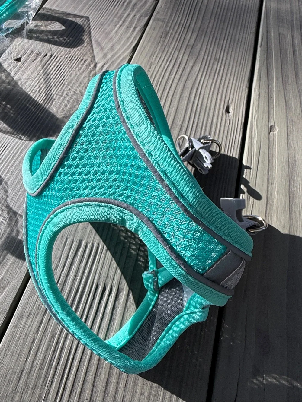 4 New Stimuli Cat Mesh Pet Harness with 2 Matching Leashes