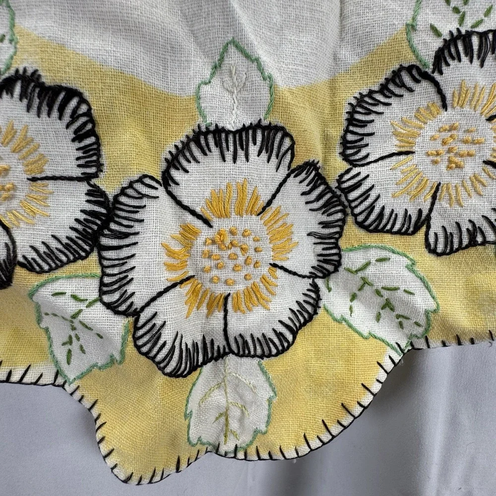 Hand Stiched‎ SunFlower Table Runner Approx. 14x45