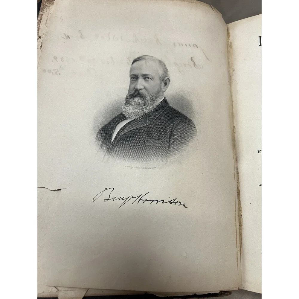LIVING LEADERS OF THE WORLD: COMPROMISING. 1889, BY WALTER J.‎ BROOKS (858)