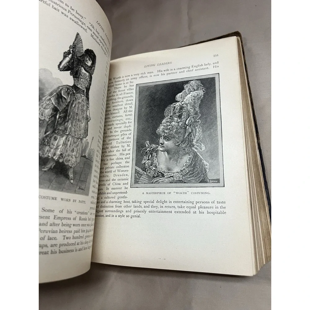 LIVING LEADERS OF THE WORLD: COMPROMISING. 1889, BY WALTER J.‎ BROOKS (858)