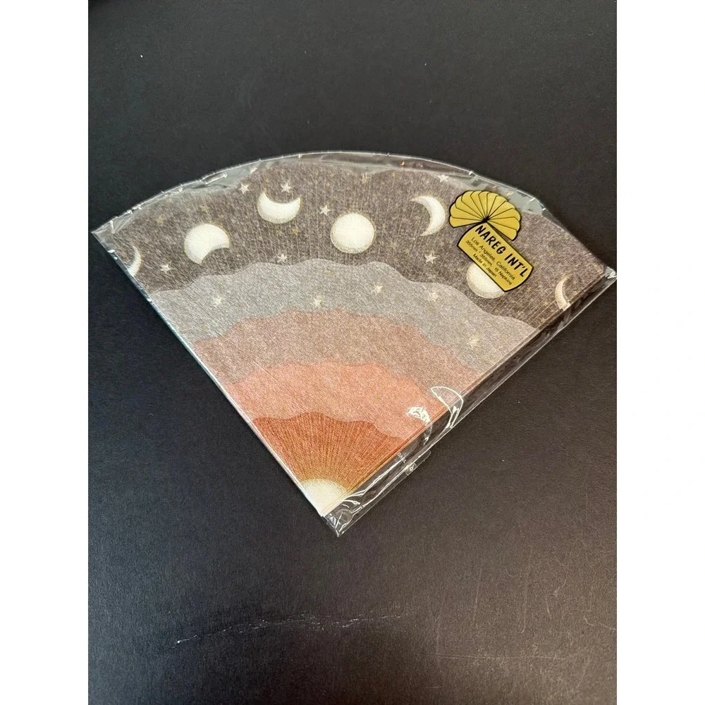Nareg International Rice Paper Napkins Moon Phases Stars Space Tissue 15 Ct.‎