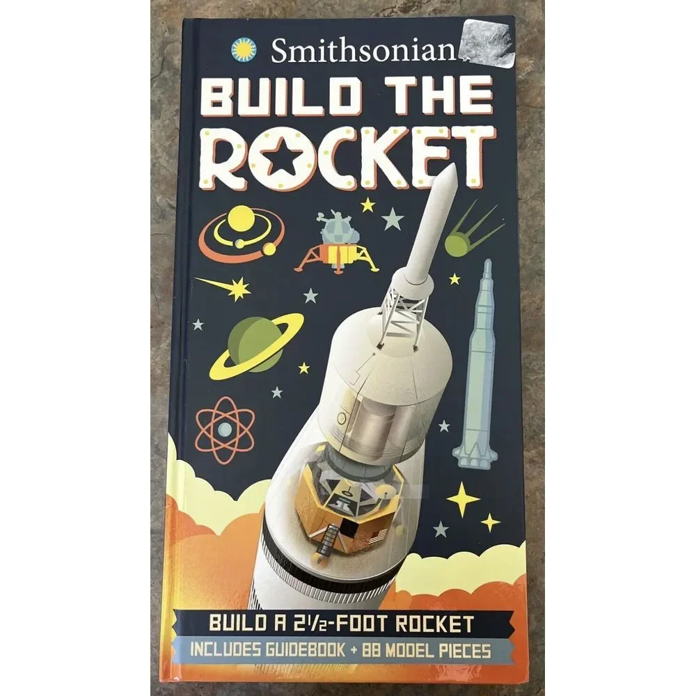 Smithsonian Build A Rocket Kit And Book Complete And Unused Saturn V‎ Slot Build