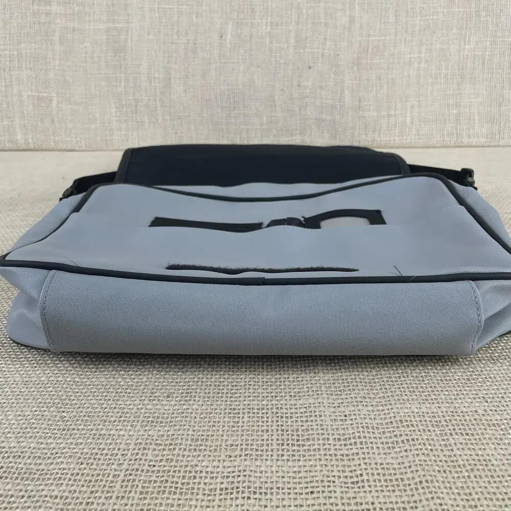 Sport Tek Nylon Crossbody Messenger Transit Bag Vintage 90's y2k,‎ Gray Black