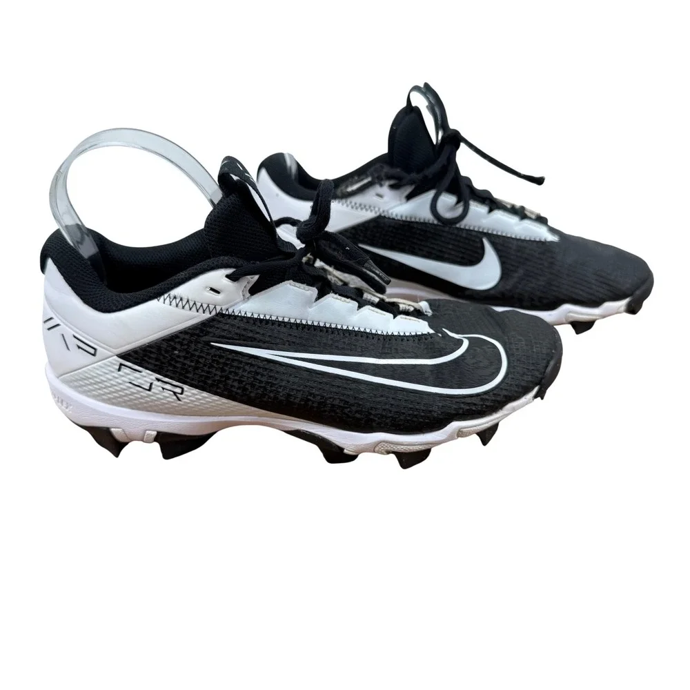 Nike Vapor Ultrafly 4 Keystone Cleats Black White Men 7.5 Football Baseball Flaw