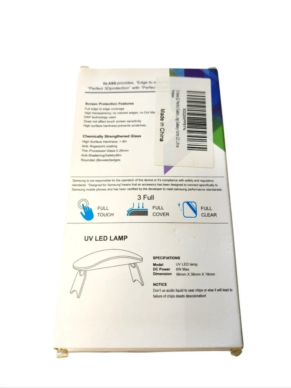 3D Curved Tempered Glass Screen Protector For Samsung Galaxy Note 20 Ultra