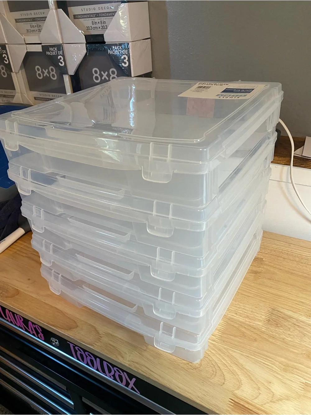 Simply Tidy translucent stackable