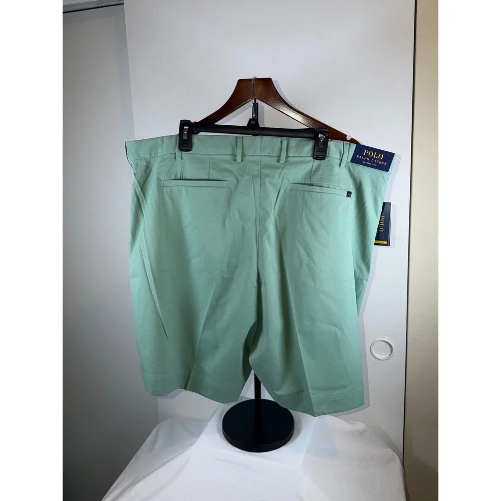 Polo Ralph Lauren Shorts Mens 42B Mint Green Performance Classic Fit Flat Front