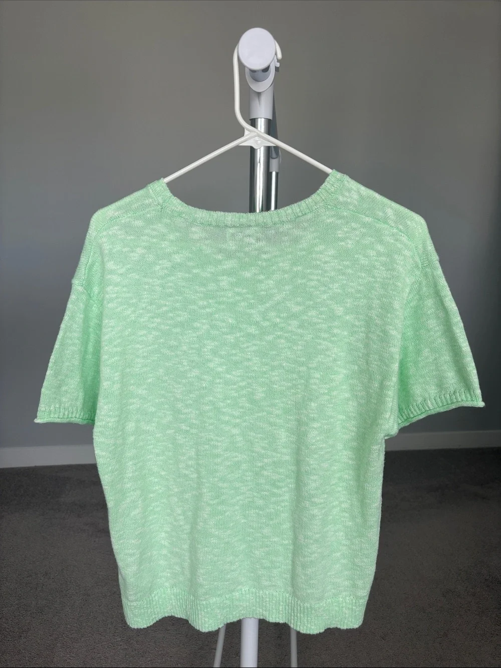 J. Crew Short-Sleeve Relaxed Beach Sweater