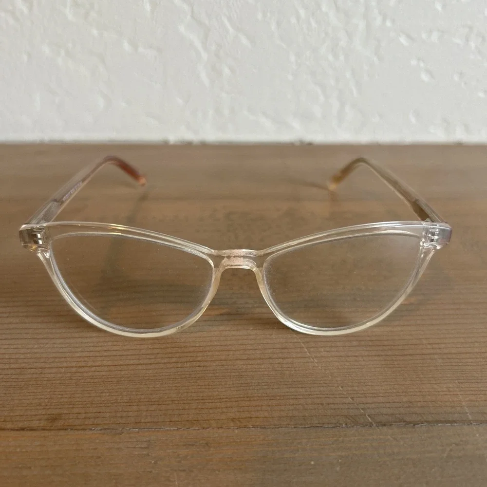 WP20218 Clear Rose Eyeglasses Frames Clear Rectangular 52-15-140