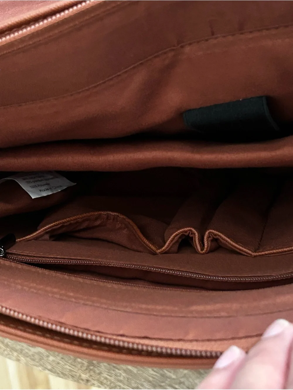 Ecosusi Brown Briefcase with Adjustable Shoulder Strap