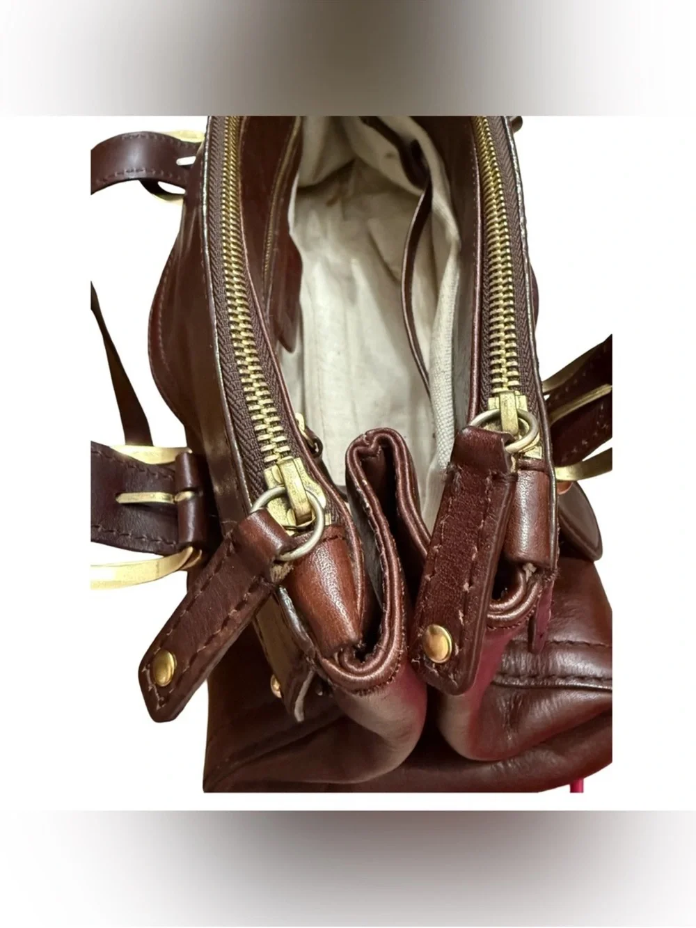 Michael Kors Classic Brown Leather Shoulder Bag - Women