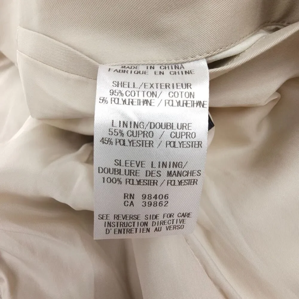 NWT Theory Kris Two Button Blazer Suit Jacket Taupe Cream Old Money Quiet Luxury