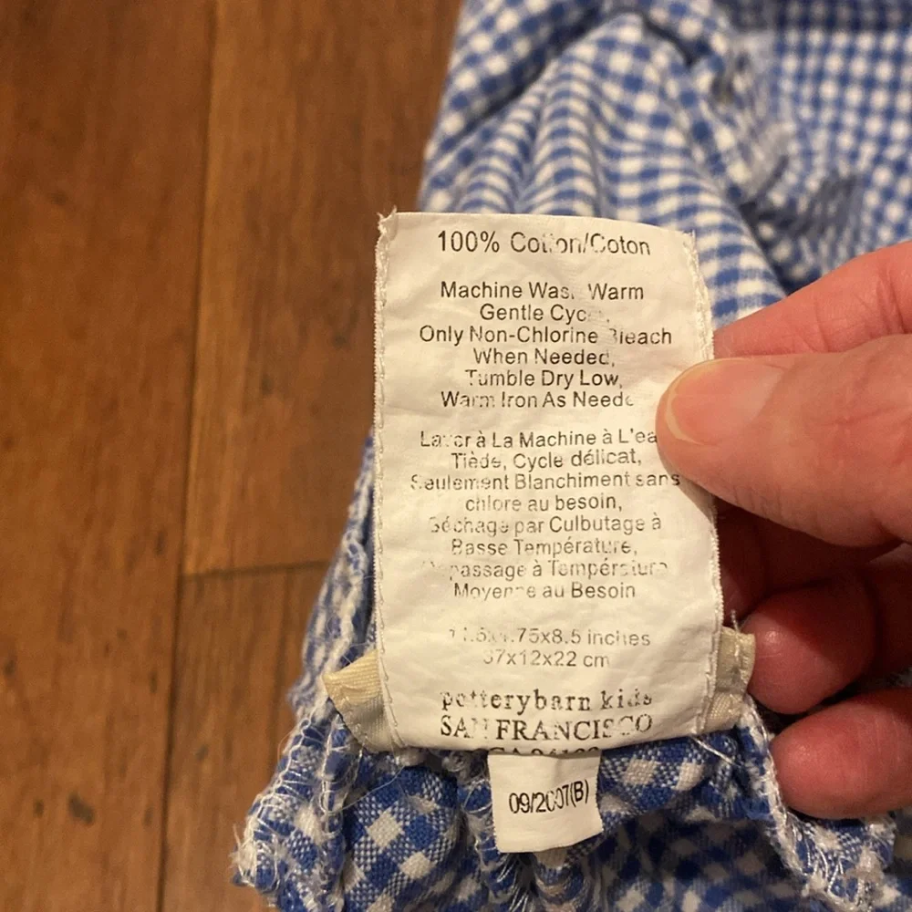 Pottery Barn Kids soft fabric