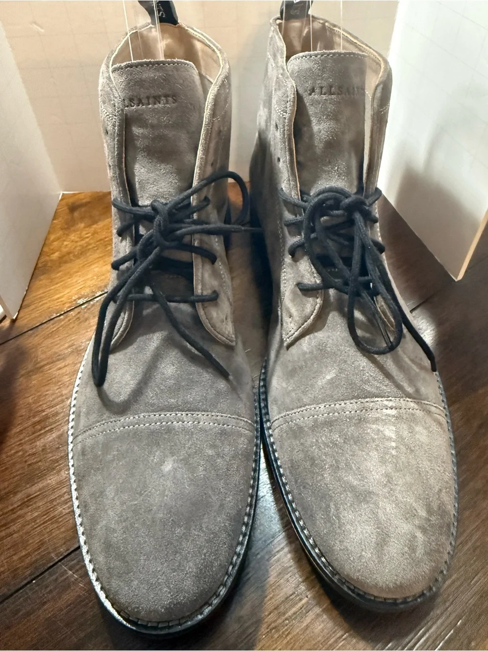 All Saints suede chukka