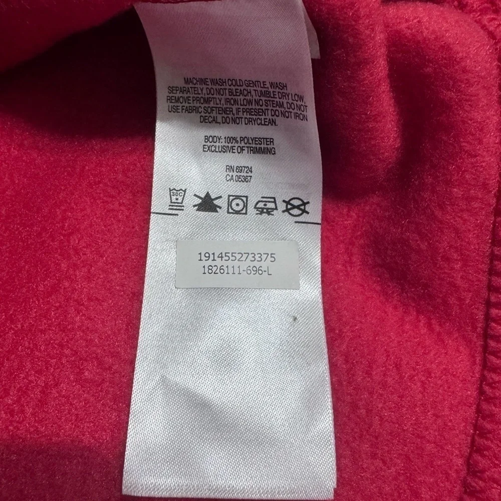 COLUMBIA Boys Fleece Quarter Button Up Jacket k264
