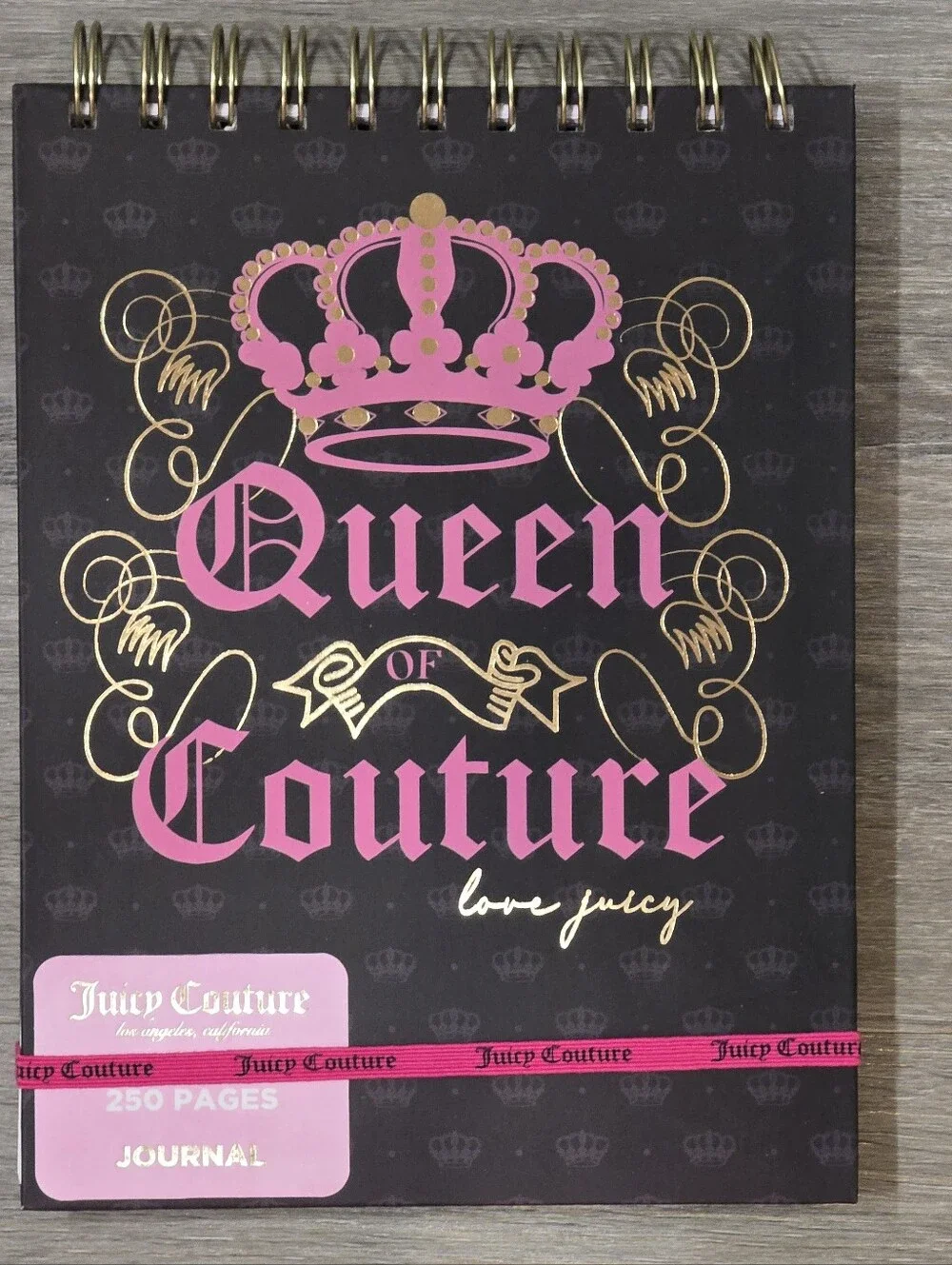 Juicy Couture spiral bound