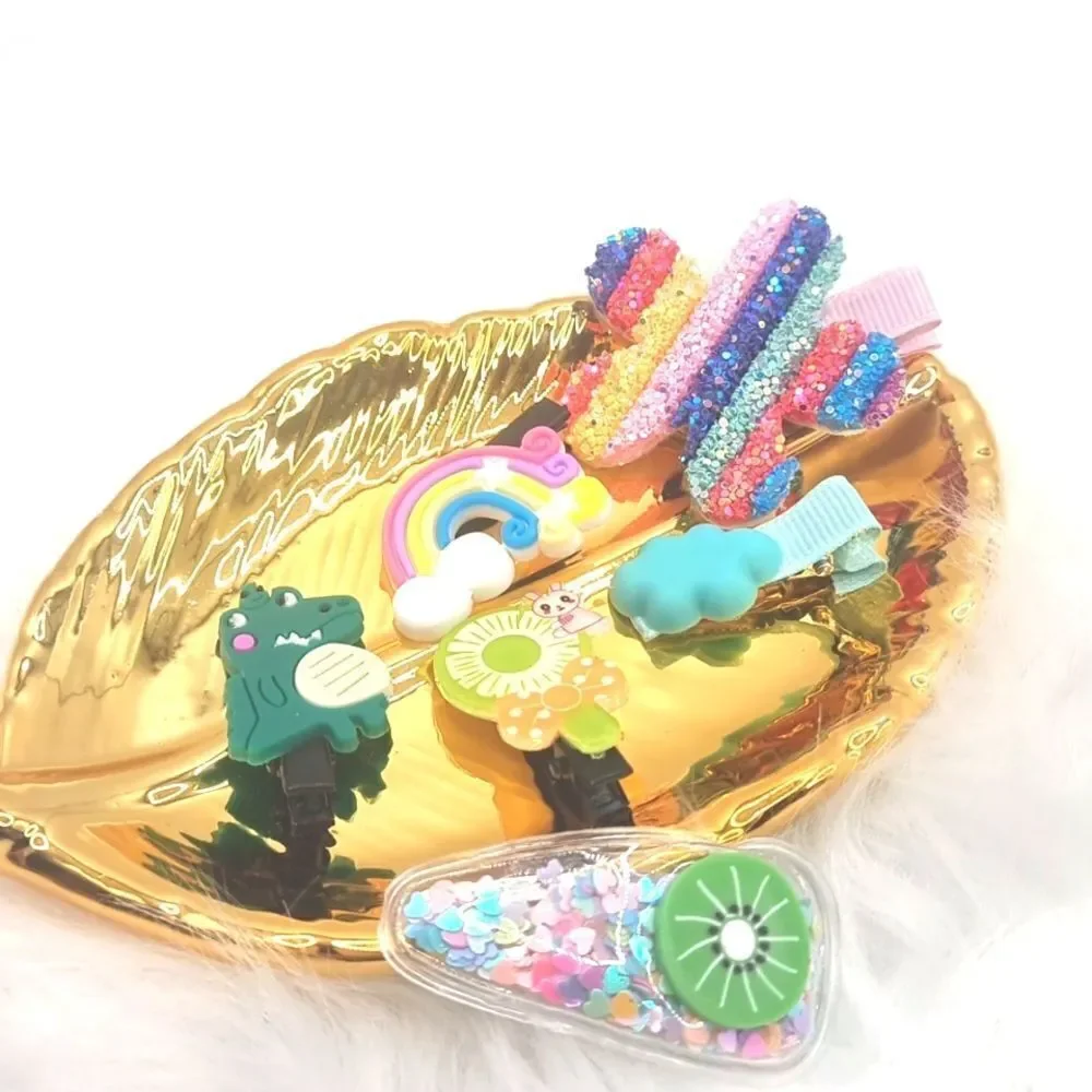 👋 6 pc  Summer Fun Hair Clip Set | Mix And Match 3/$20