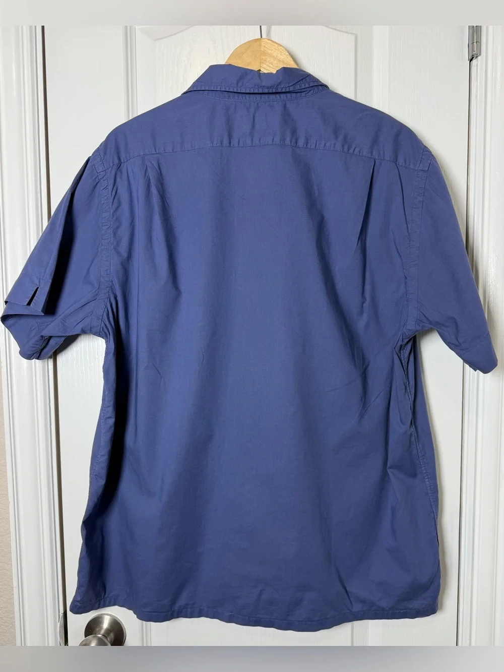 Ralph Lauren Polo Classic Fit Woven Camp Shirt Blue Large