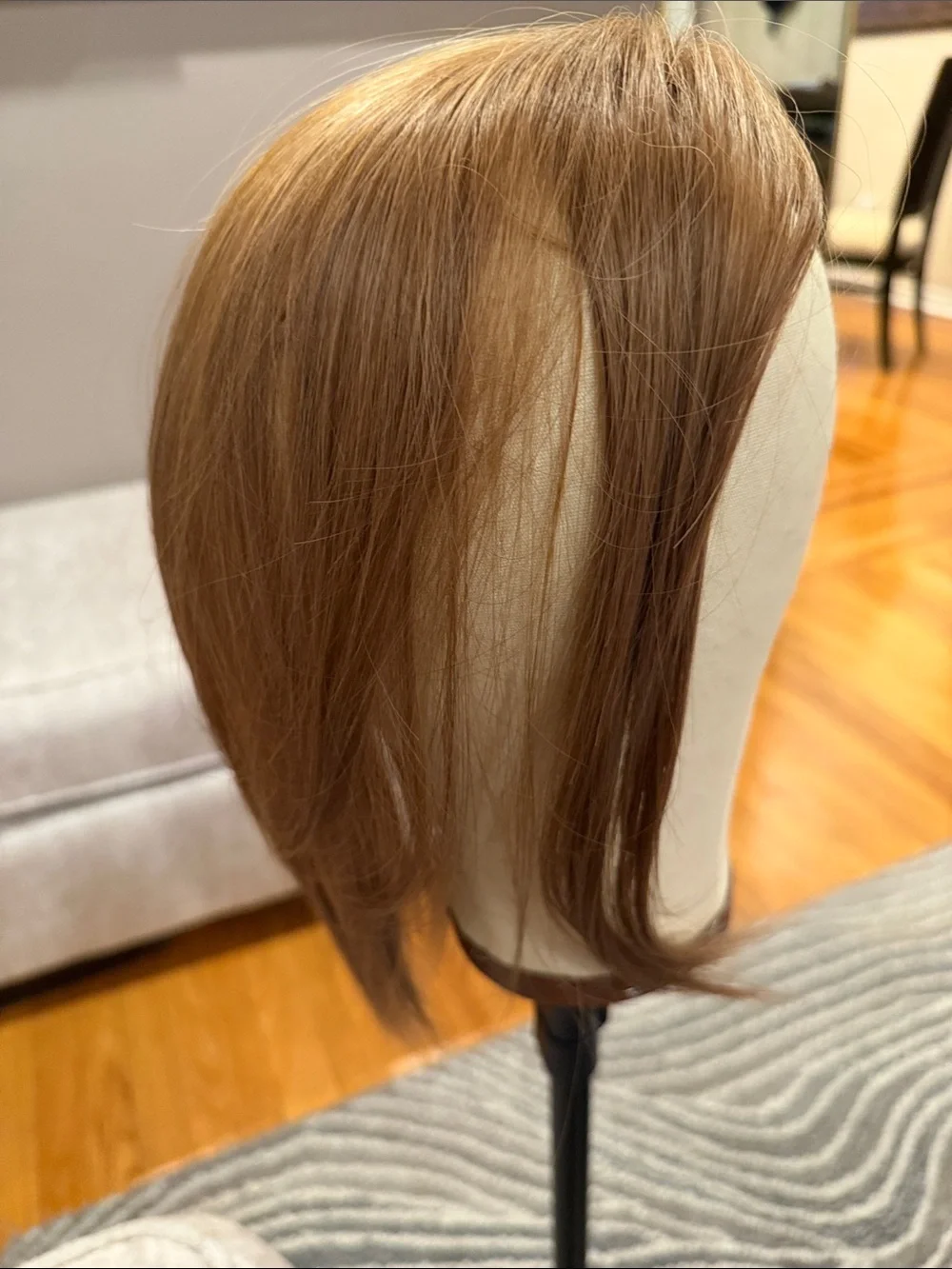 14” Light Brown #06 Human Hair Topper #027