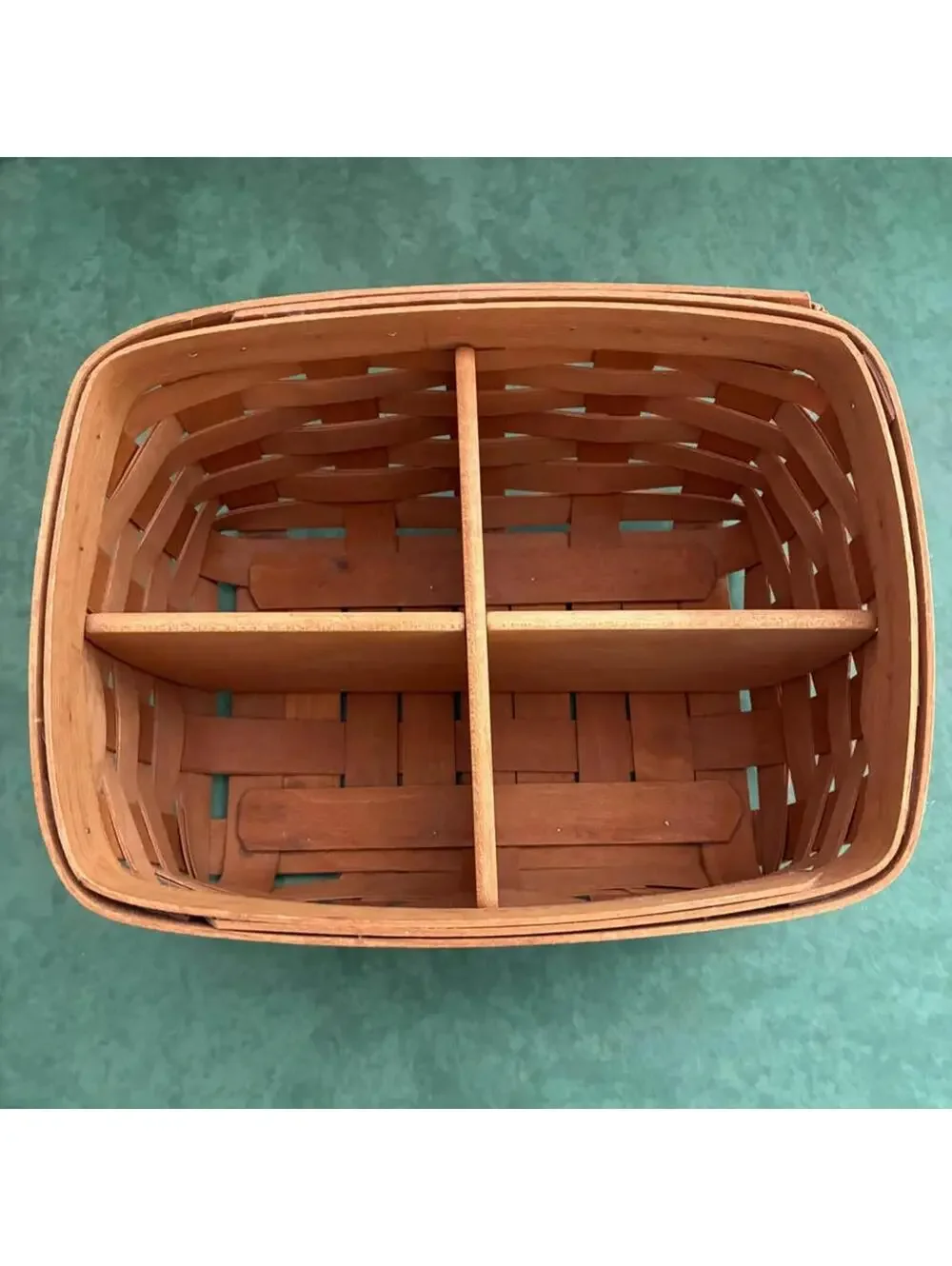 Vintage Gerald E Henn Workshops Basket 4 Way Divider Warren Ohio 1979