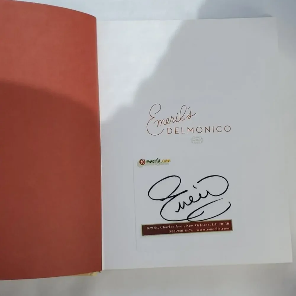 Emeril's Delmonico Cookbook Hard Cover 2005