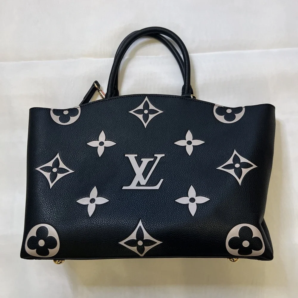 LOUIS VUITTON Grand Palais MM 2way Handbag M45842 Monogram leather Black Used LV