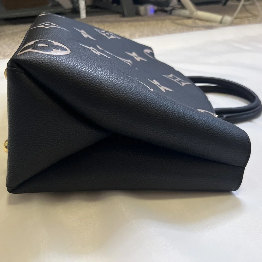 LOUIS VUITTON Grand Palais MM 2way Handbag M45842 Monogram leather Black Used LV