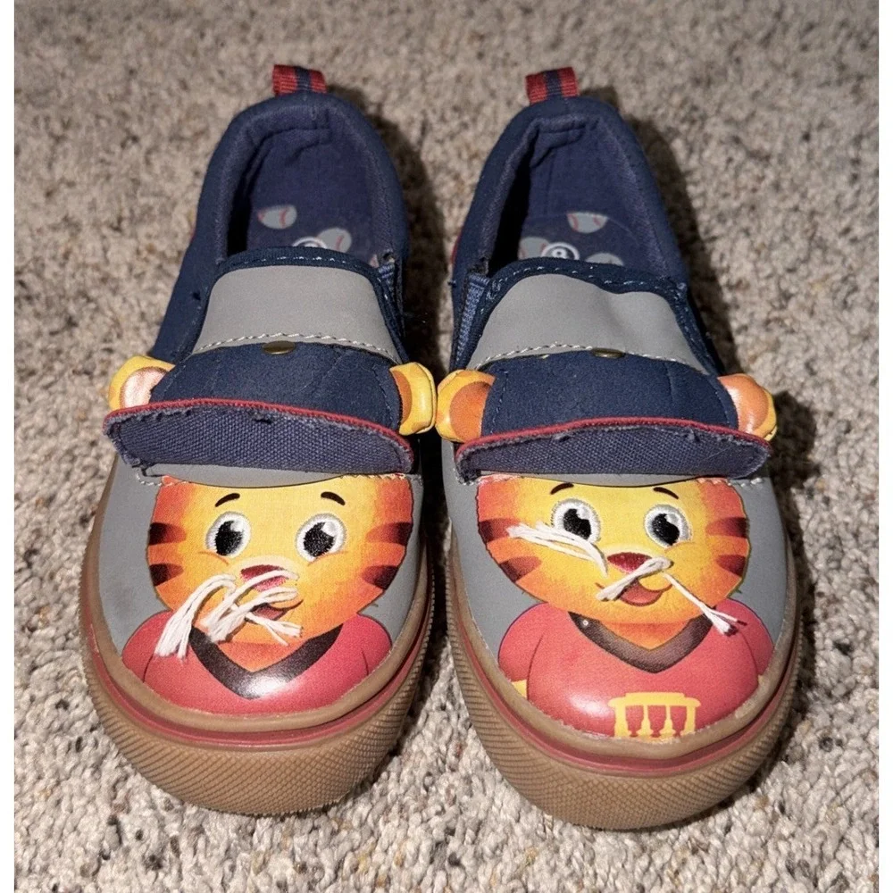 Daniel Tigers Neighborhood Mr. Rogers Trolley Slip On Shoes Unisex Toddler Sz 8‎