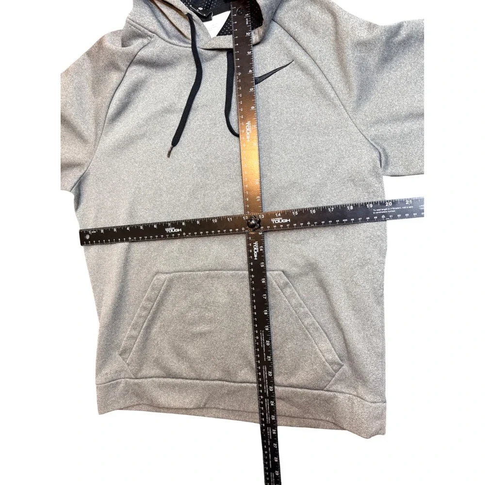 Nike Mens Dri-FIT Heather Grey Training Hoodie Fleece‎ Pullover Size M Medium